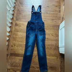 J Crew Factory Skinny Overalls - Dark Wash XS