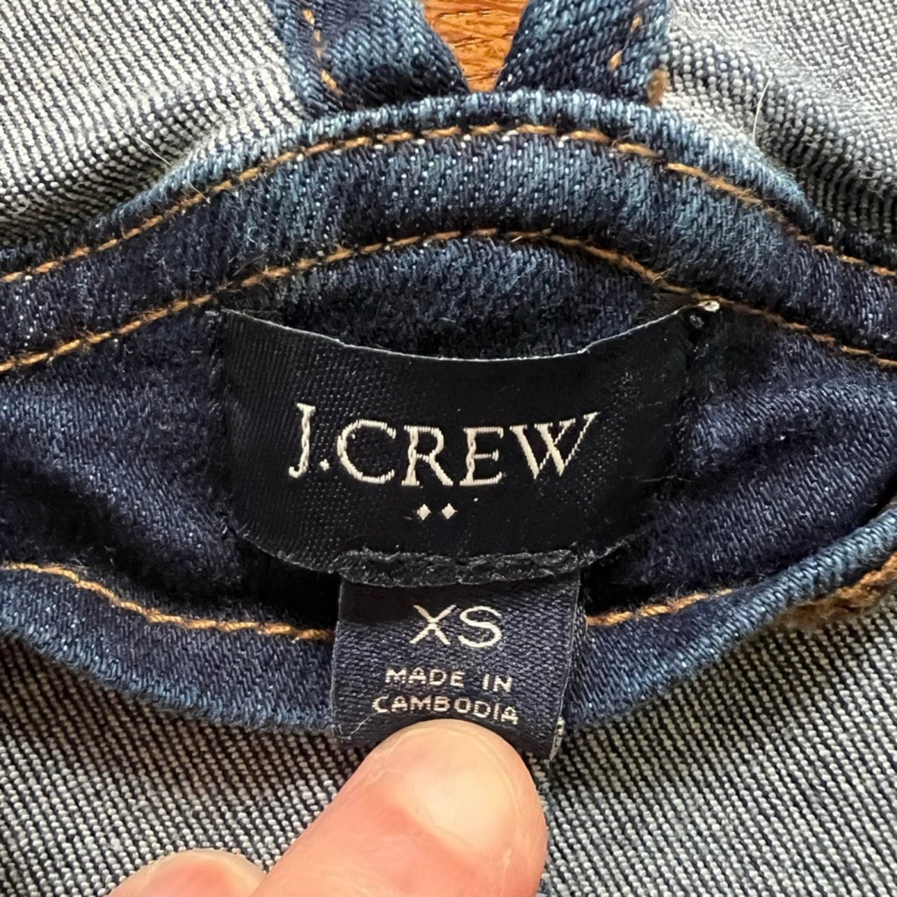 J Crew Factory Skinny Overalls - Dark Wash XS