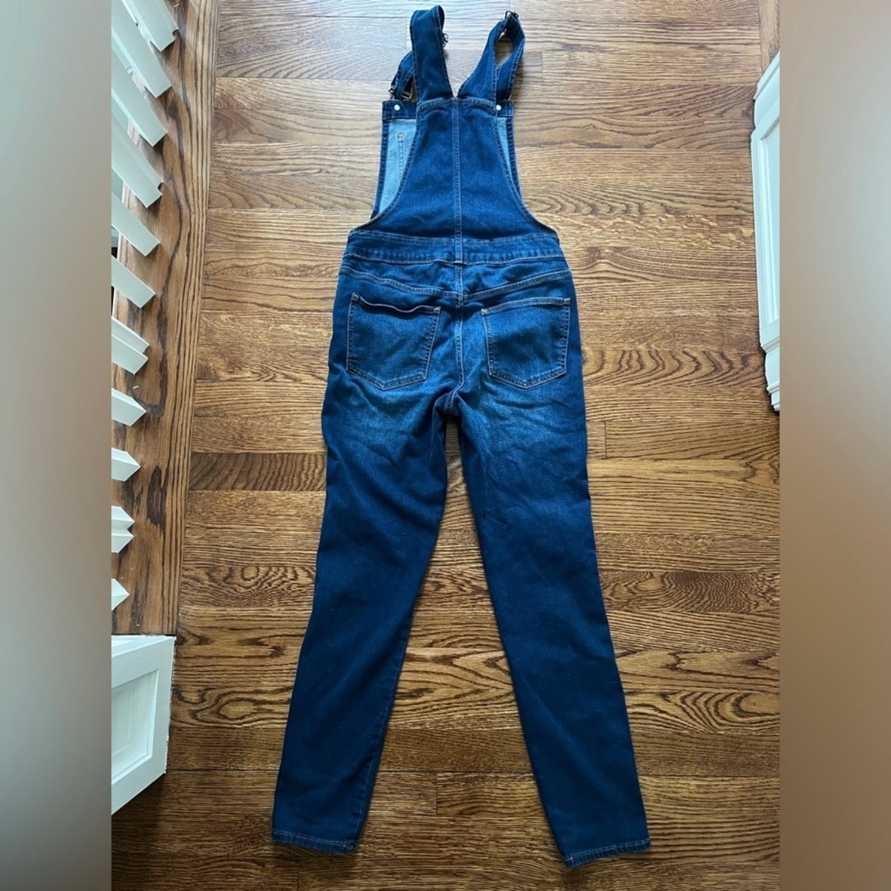 J Crew Factory Skinny Overalls - Dark Wash XS