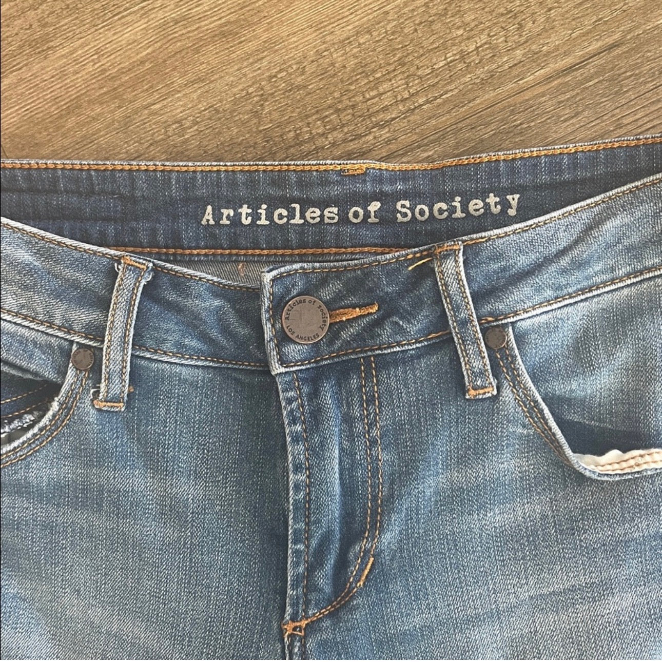 Articles Of Society Light Blue Skinny Jeans