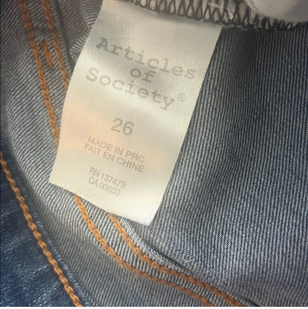 Articles Of Society Light Blue Skinny Jeans