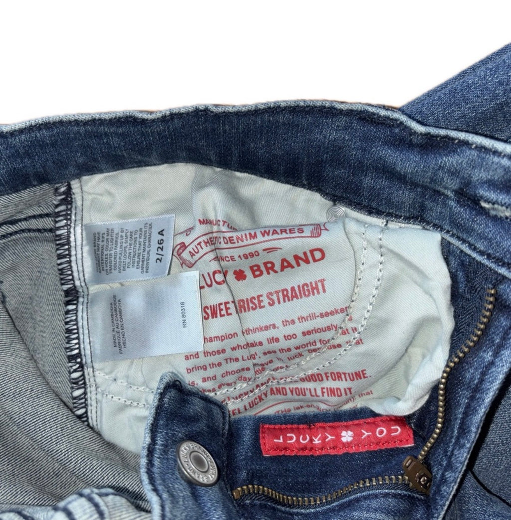 Lucky Brand Blue Straight Leg Jeans