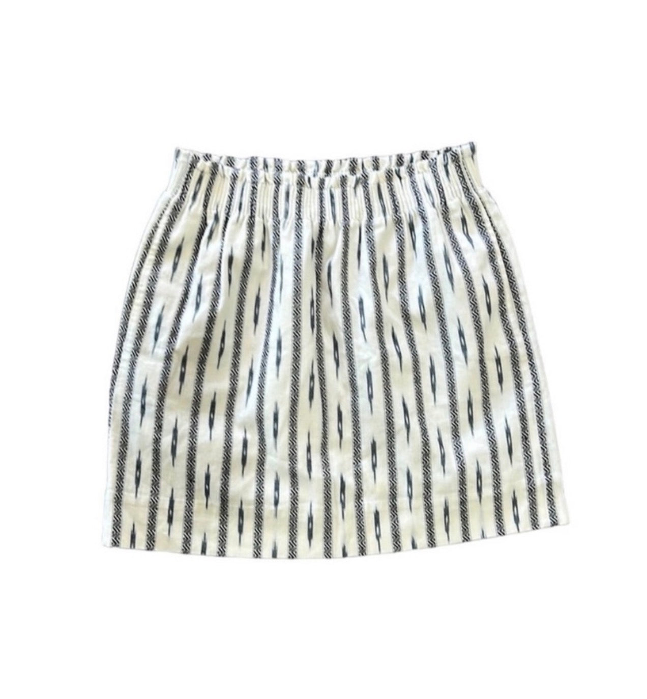 J. Crew Black and White Mini Skirt