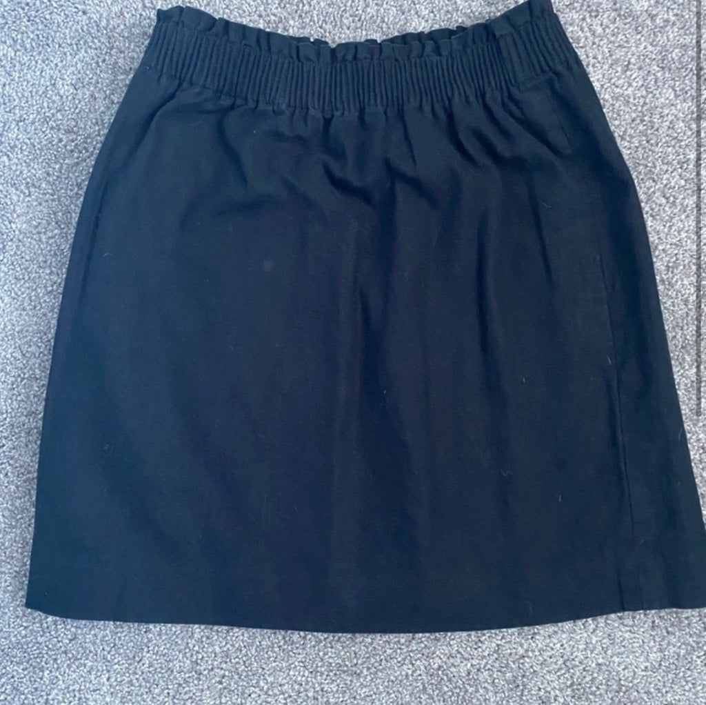 J. Crew Black Mini Skirt