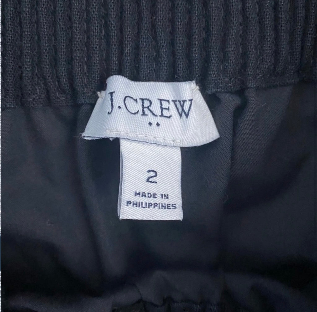 J. Crew Black Mini Skirt