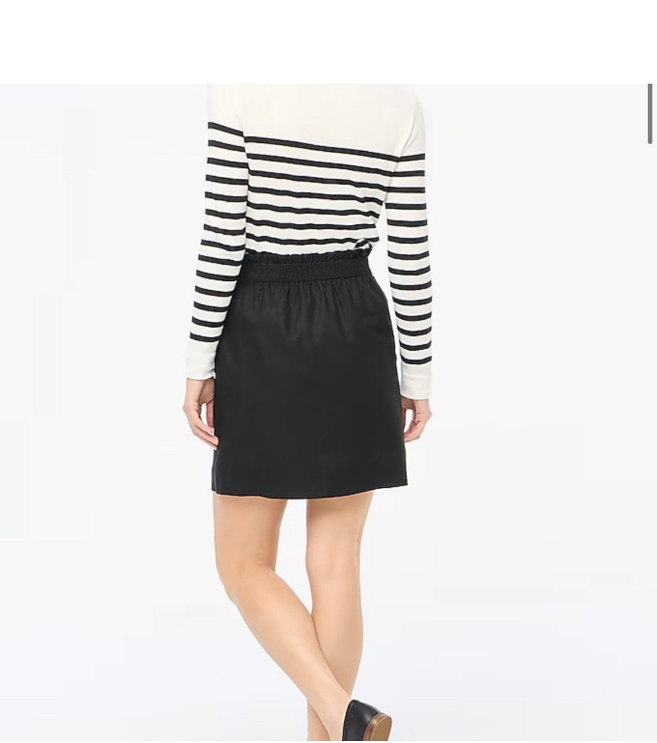 J. Crew Black Mini Skirt