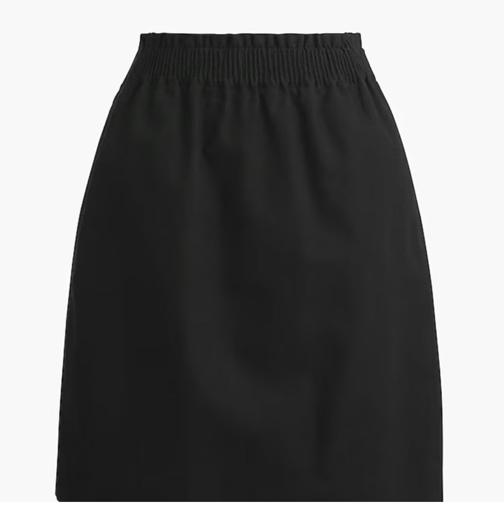 J. Crew Black Mini Skirt