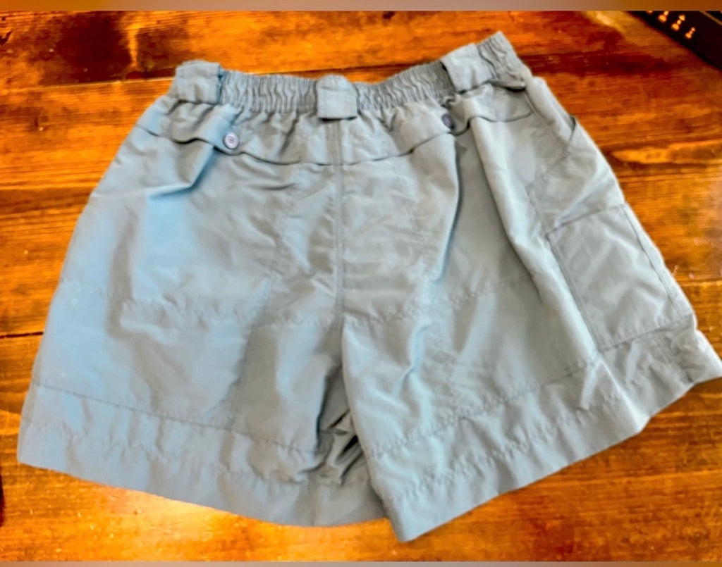 AFTCO Teal Blue Men's Cargo Fishing Shorts Size 38