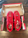 Nike Red and White Retro Runner Sneakers