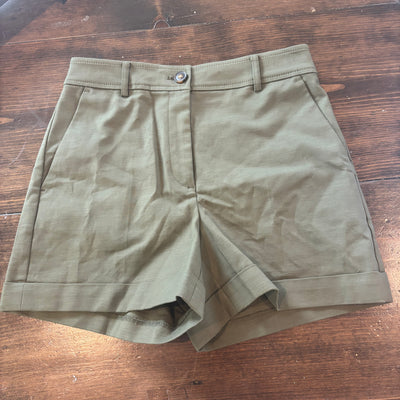 Cuffed Shorts in Doubleweave